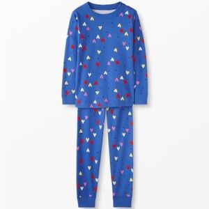 Hanna Andersson Blue and Red Pajama Sets Vibrant Design